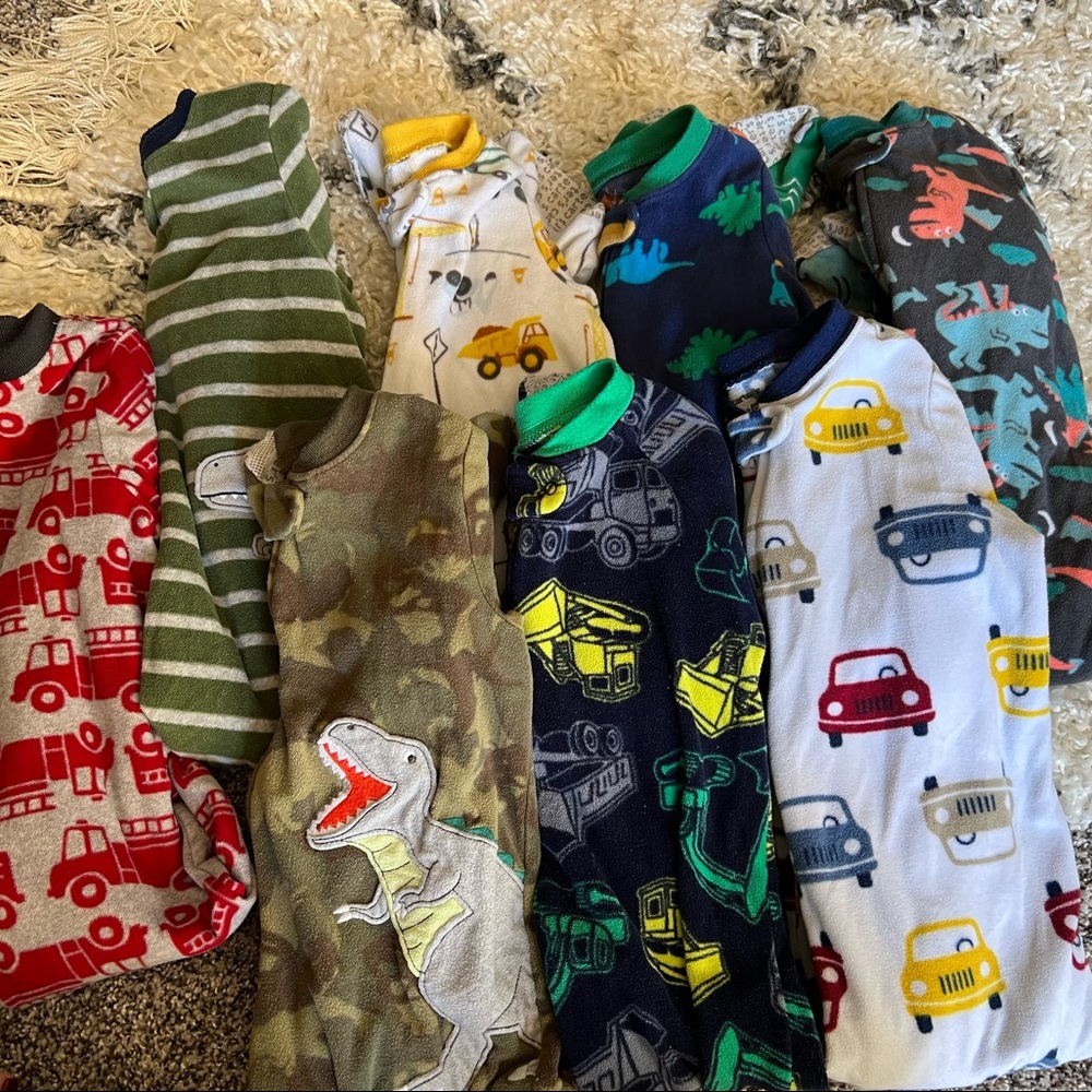 2T boy fleece pajamas carters